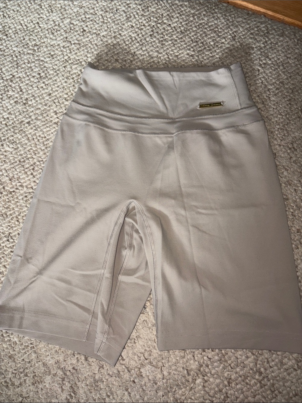 Gymshark Taupe Bike Shorts | XS